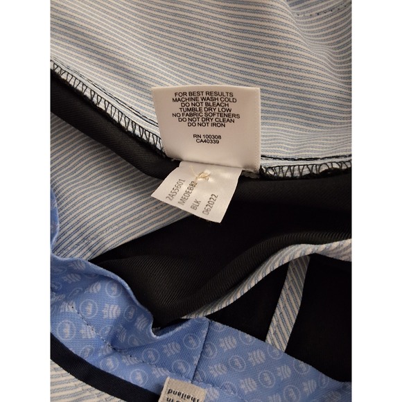 Peter Millar Crown Sport Mens 38 Black Golf Performance Chino Stretch Shorts - Picture 6 of 6